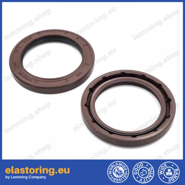 Pressure oil seal 40x55x6/6,5 NT01-PL FPM [BABSL+PTFE]